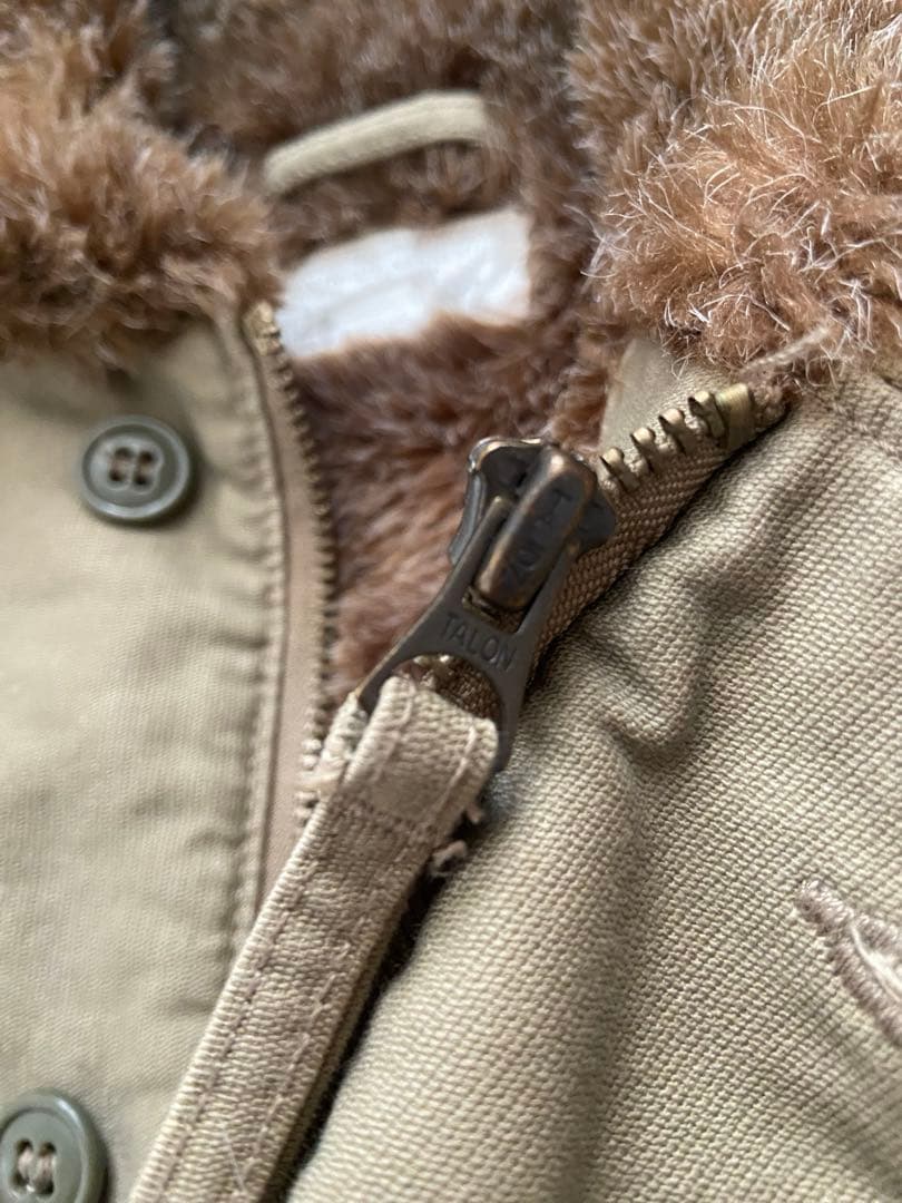 NAVY DEPARTMENT N-1 デッキジャケット　TALONジップ S