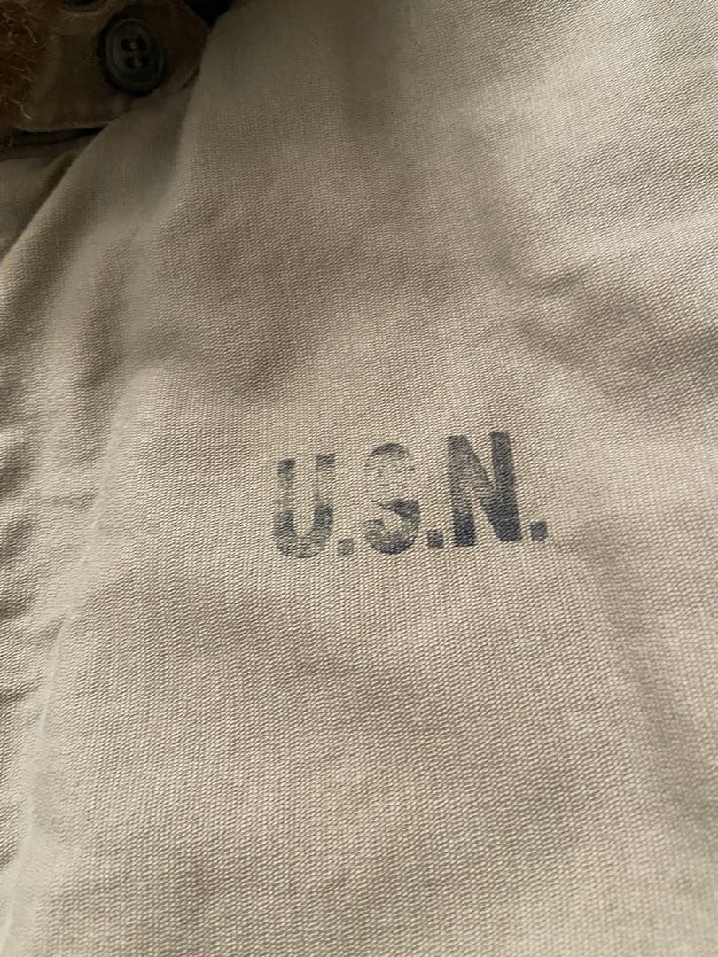 NAVY DEPARTMENT N-1 デッキジャケット　TALONジップ S