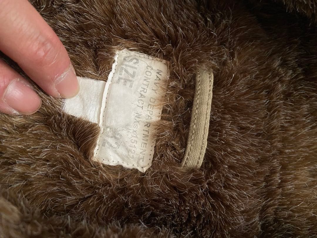 NAVY DEPARTMENT N-1 デッキジャケット　TALONジップ S