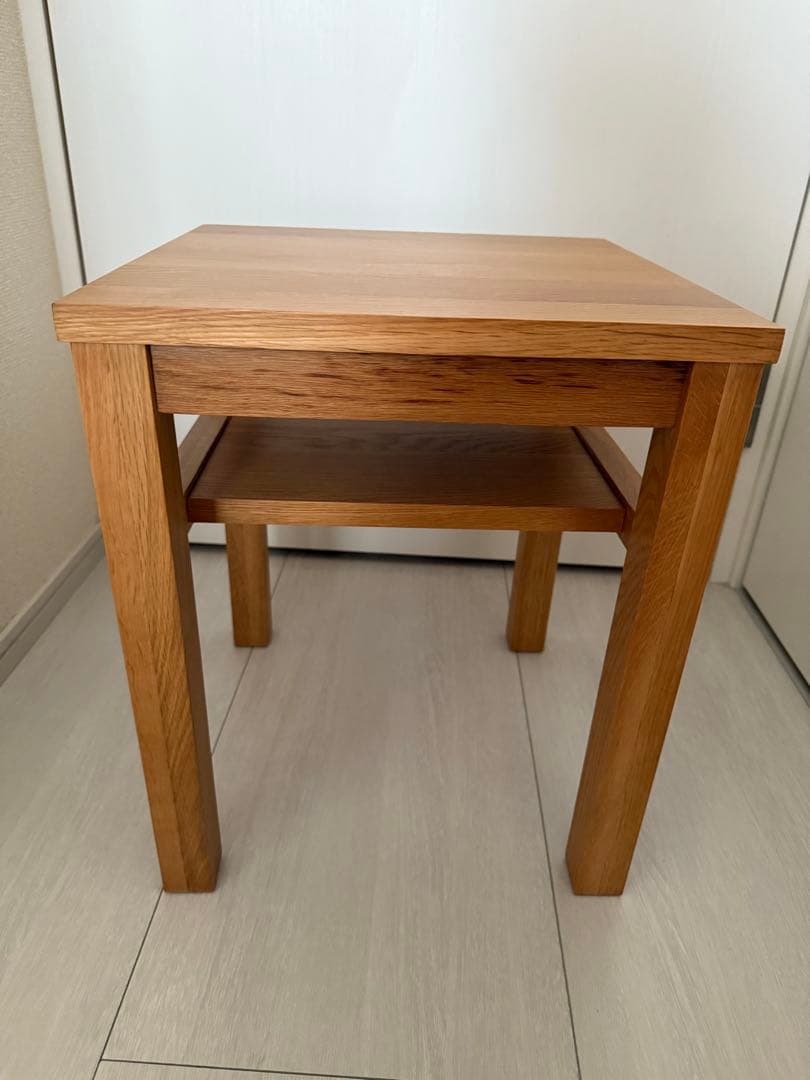 無印良品 無垢材サイドテーブルベンチ【廃盤品】