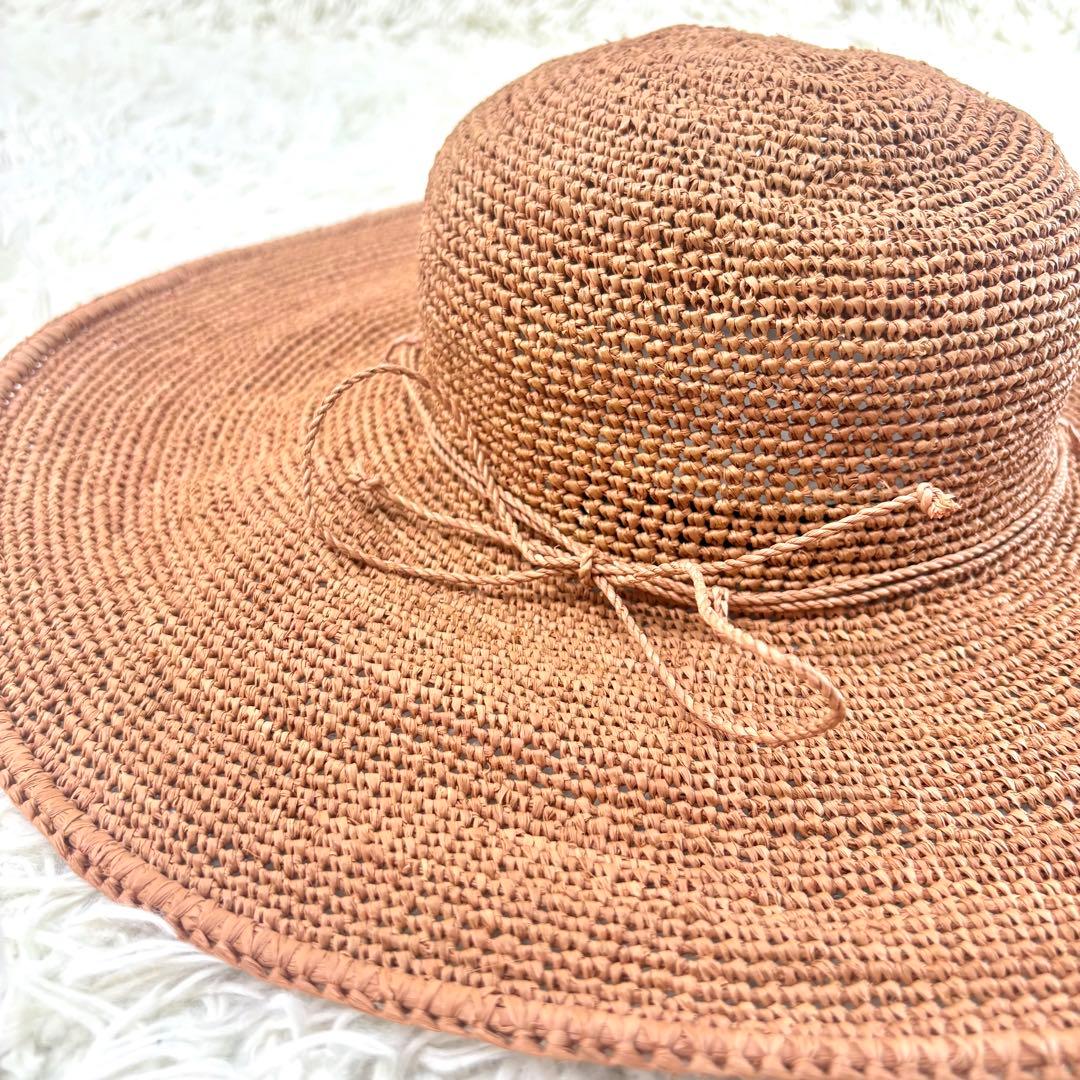 【箱付き】ヘレンカミンスキー　ラフィアハット　プロバンス　ヌガー　麦わら帽子