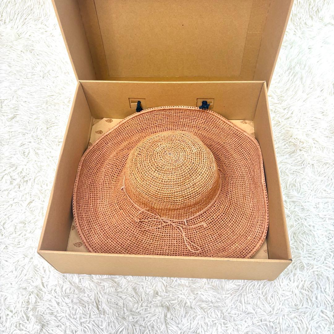 【箱付き】ヘレンカミンスキー　ラフィアハット　プロバンス　ヌガー　麦わら帽子