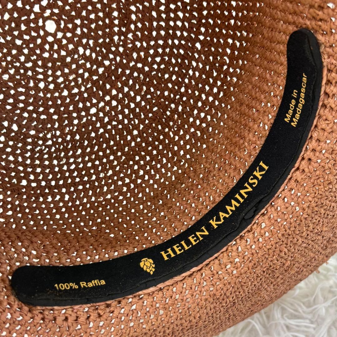 【箱付き】ヘレンカミンスキー　ラフィアハット　プロバンス　ヌガー　麦わら帽子