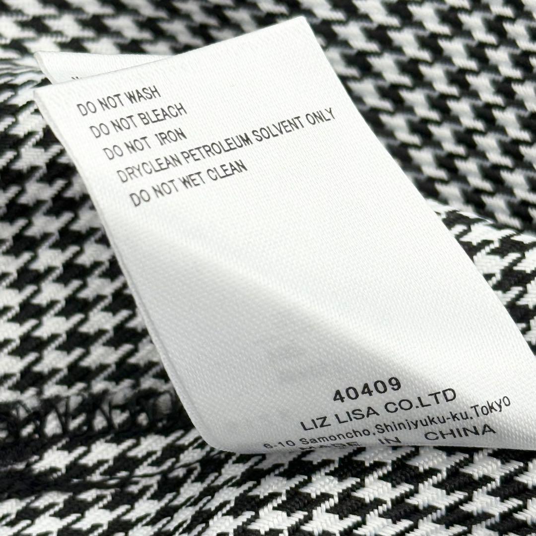 未使用品　LIZLISA　リズリサ　2連ベルトスカパン　ブラックチェック