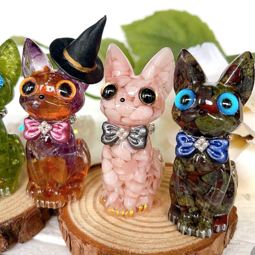 つねりん品 オルゴナイト猫ちゃん