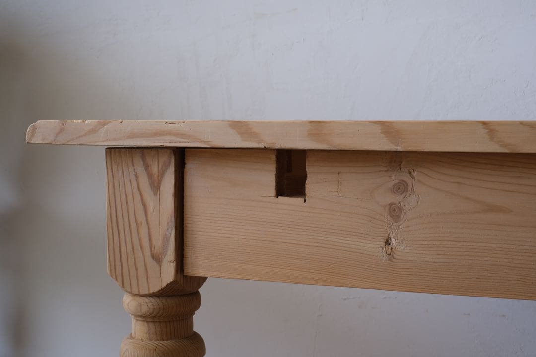 M’s　ヴィンテージ ハーフラウンド テーブル 剥離