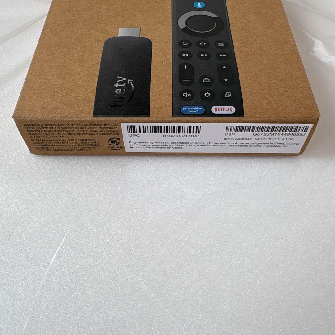 新品未開封：Fire TV Stick 4K Max 16GB Wi-Fi 6E