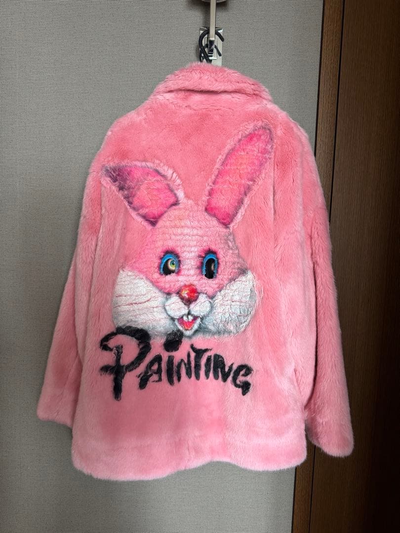 doublet ピンクファーコート