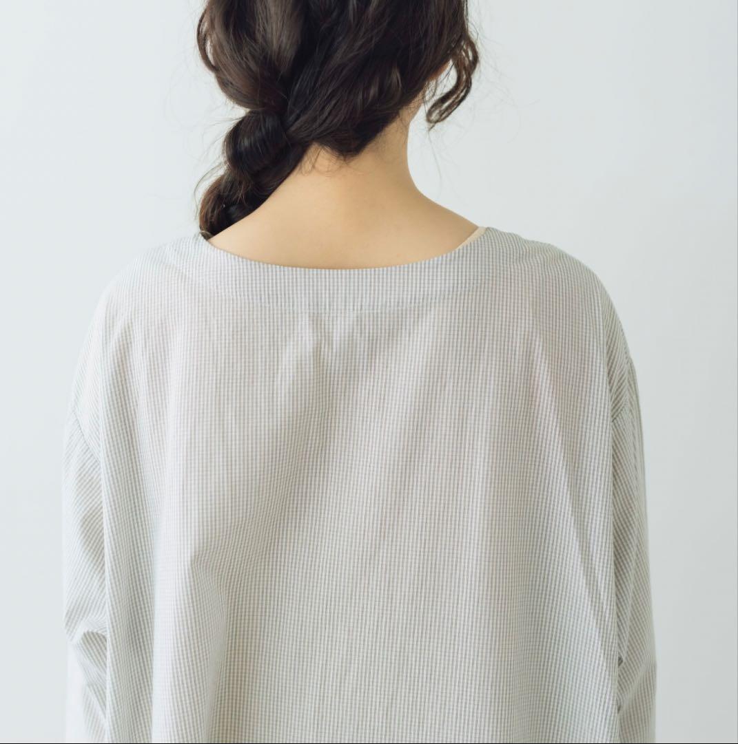 ワンピース 2025SS Yoli Check boatneck onepiece