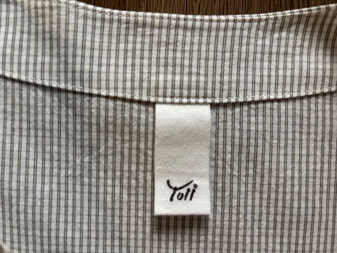 ワンピース 2025SS Yoli Check boatneck onepiece