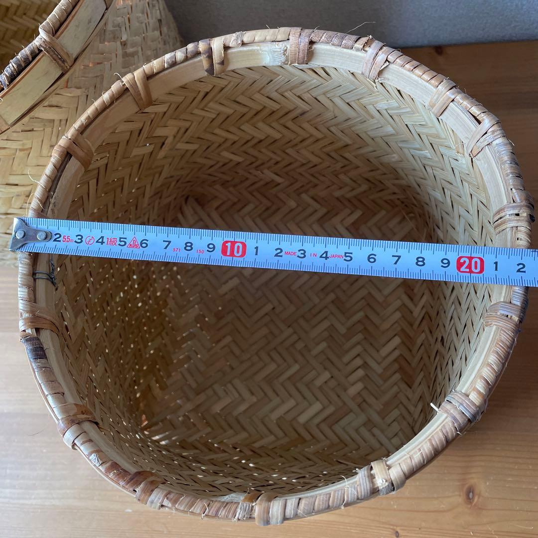 竹ざる　竹籠　5個セット