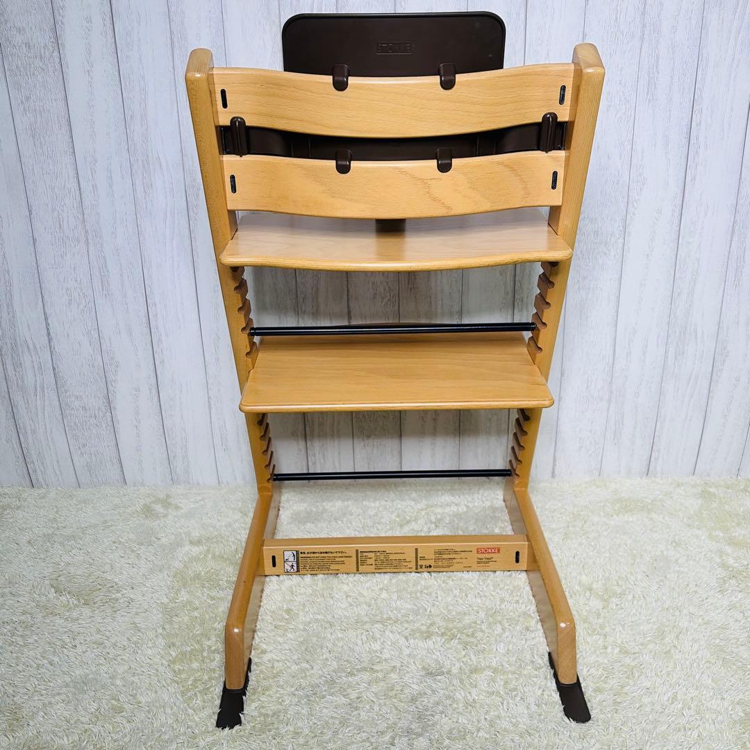 【美品】ストッケ トリップ トラップ ベビーチェア シリアル6 ベビーセット付き