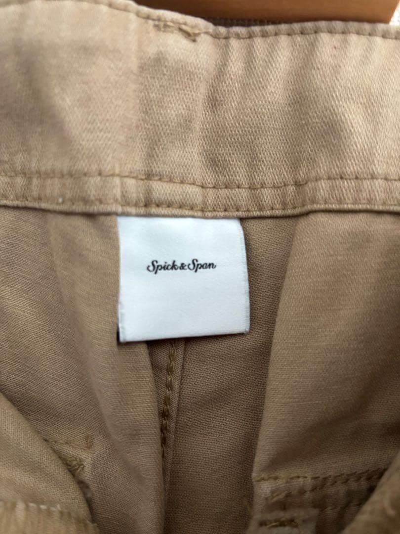 Spick&Span　ルーズベイカーパンツ　ベージュ　40　美品