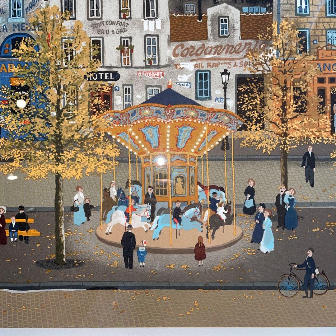 ミッシェル ドラクロワ　リトグラフ【石版画】　1985年　LE MANGE