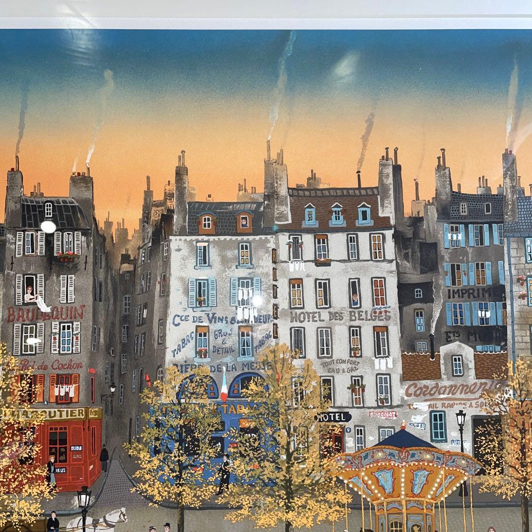 ミッシェル ドラクロワ　リトグラフ【石版画】　1985年　LE MANGE