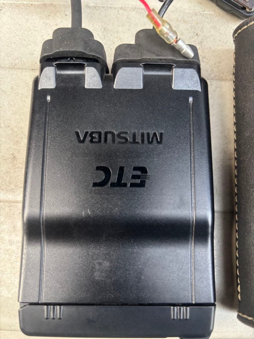 バイク用 MITSUBA ETC車載器とケースセット　ハーレー