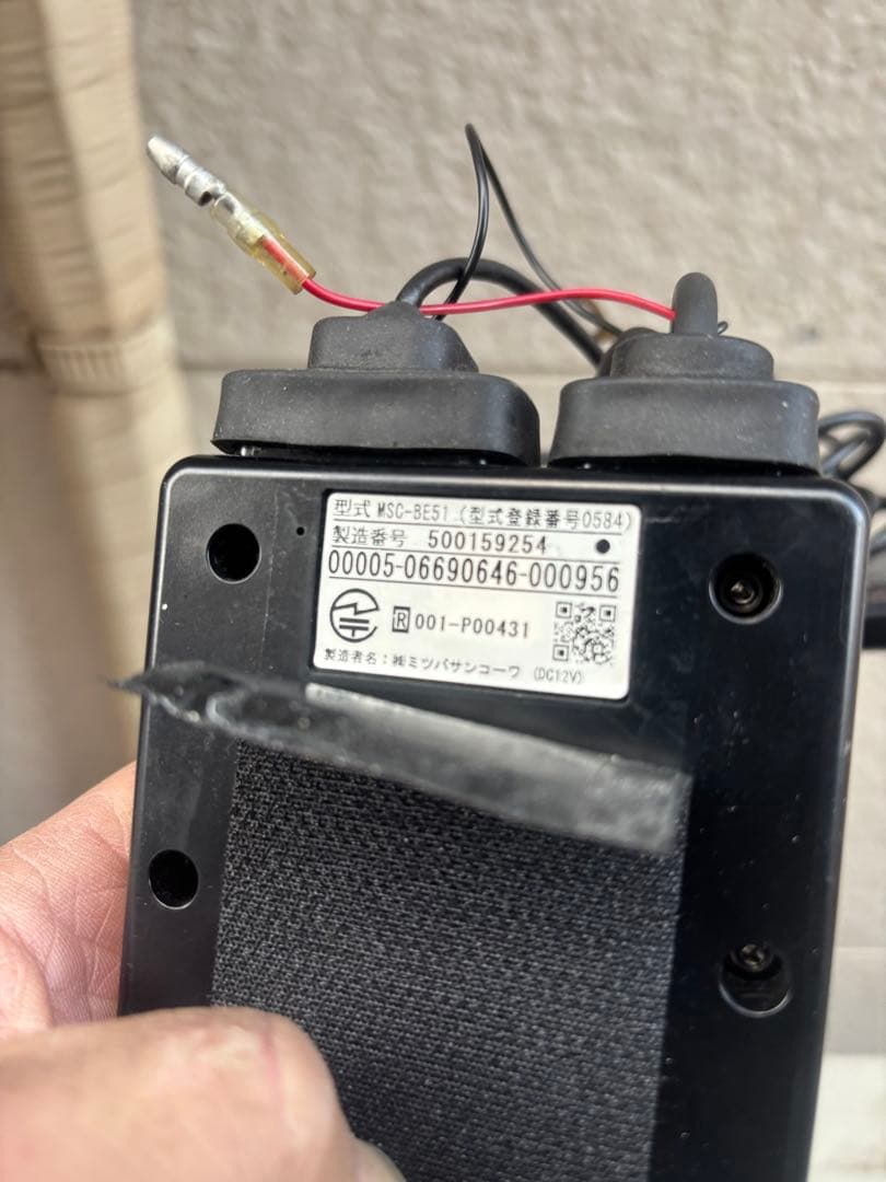 バイク用 MITSUBA ETC車載器とケースセット　ハーレー