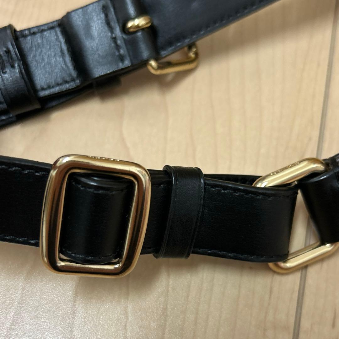 とと　コーチPVCレザーウエストポーチ