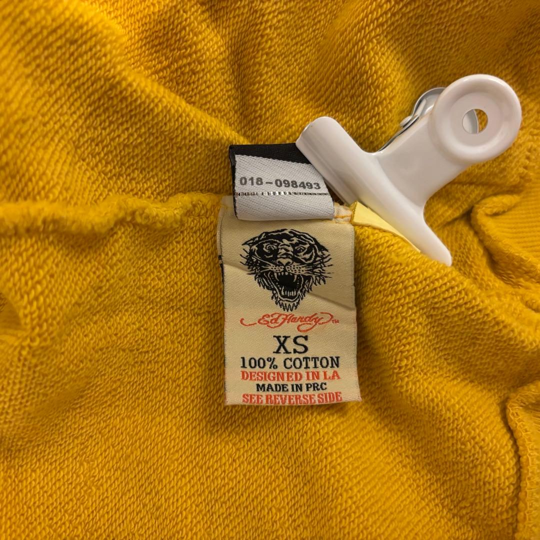 Ed hardy y2k double zip up パーカー グランジ 00s