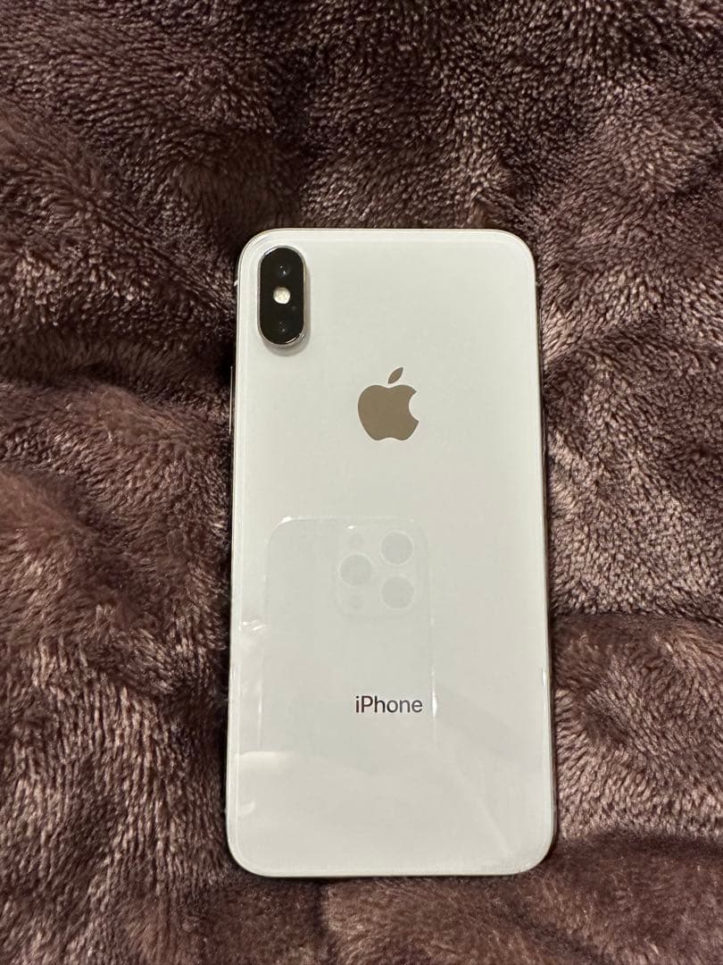 iPhone X 64GB シルバー 美品