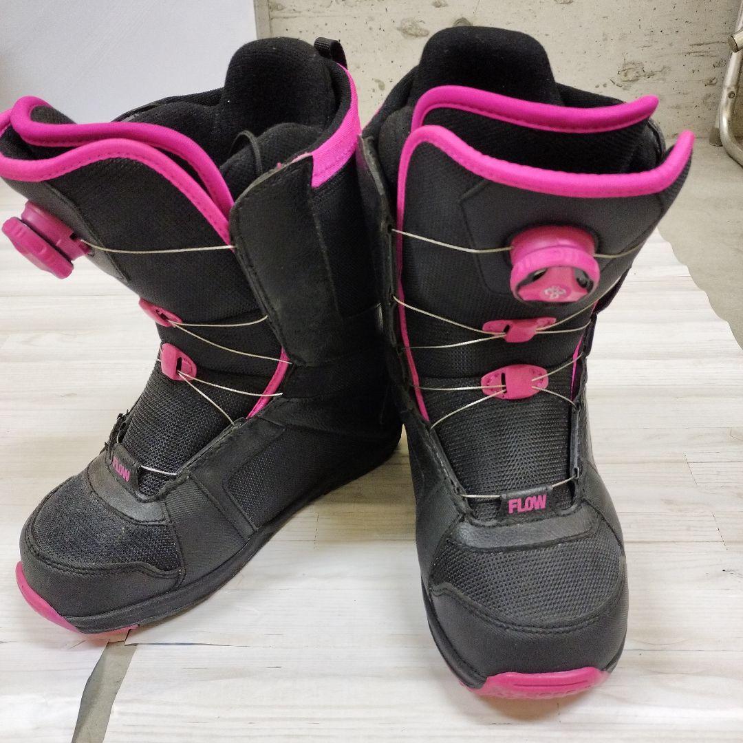 【美品】スノボブーツ　FLOW VEGA BOA 23.5cm 　ピンク色