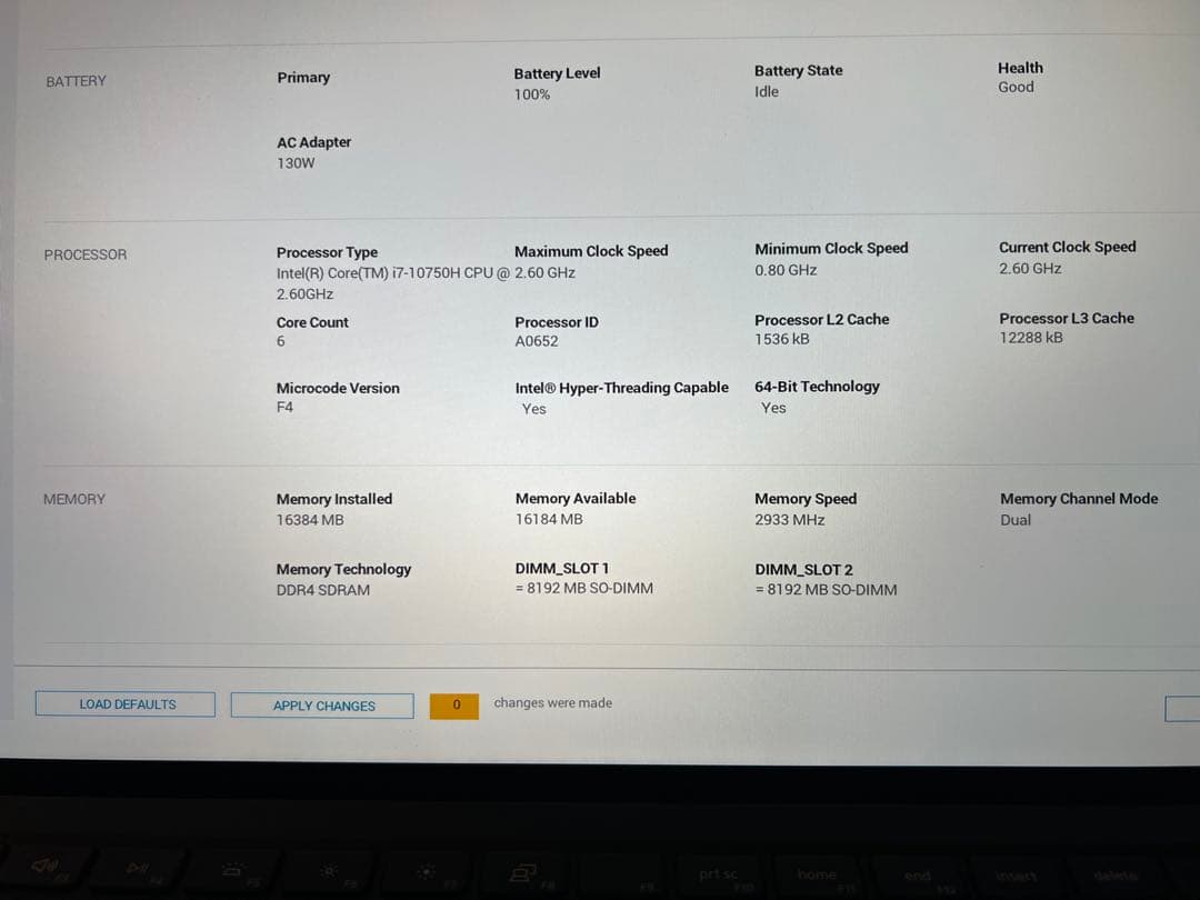 【美品】DELL XPS15 9500/ i7 /16GB /SSD512GB