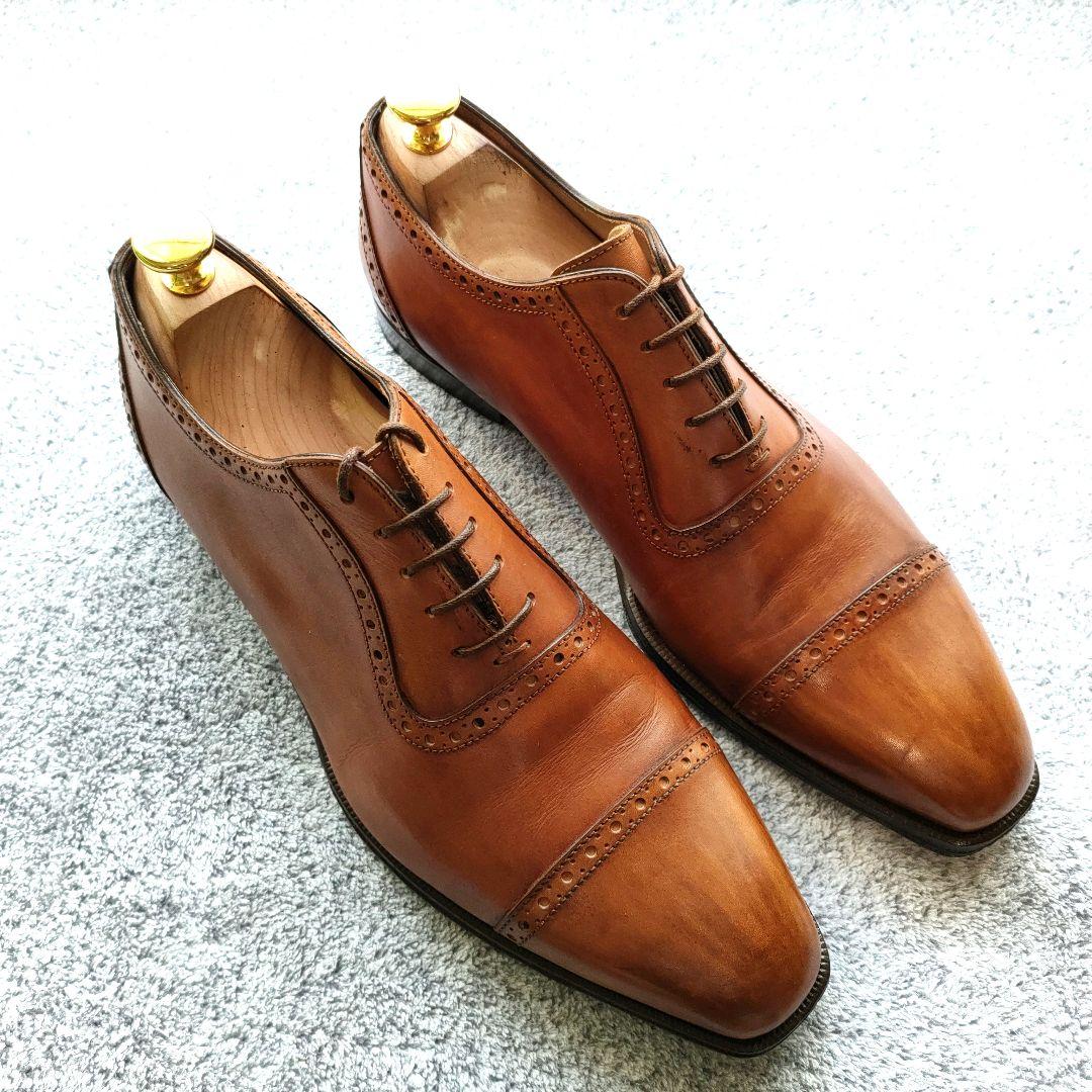 ★美品★トレーディングポストbyアルマス【24.5cm】セミブローグ　茶色