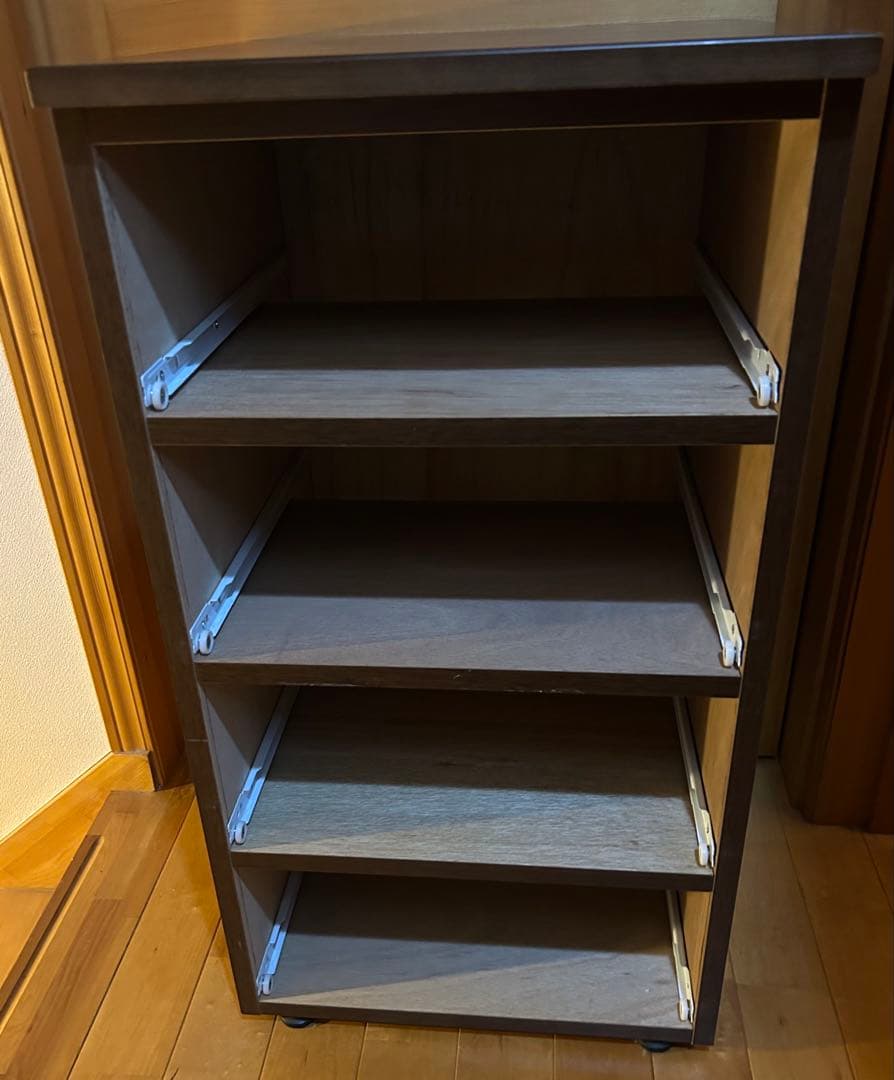 【廃盤　希少品】無印良品　４段チェスト　タンス　棚　木製　バーチ材　美品　送料込