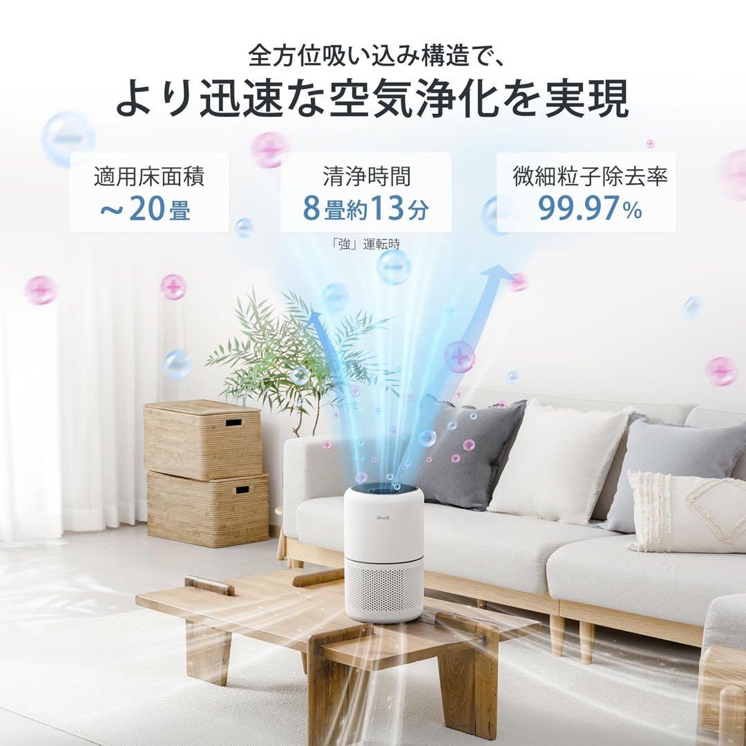 【新品未使用】Levoit 空気清浄機 Core 300 PlasmaPro
