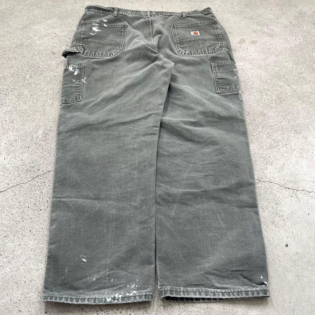 00s USA製 Carhartt ダック生地 ダブルニー カーペンターパンツ