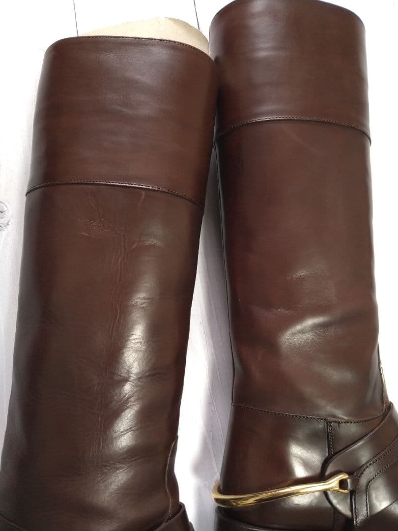 【専用です】サルトル SARTORE バックル ベルト ロングブーツ ブラウン