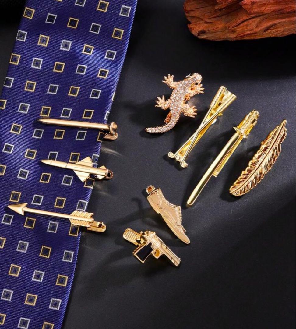 ネクタイピン　まとめ売り　シルバー　プラチナ　ゴールド　高級