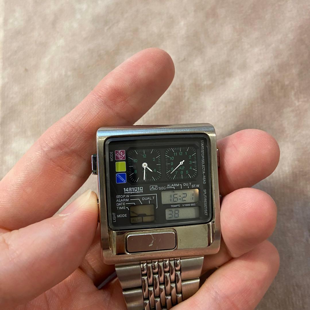 CITIZEN INDEPENDENT 8987-L19010 腕時計 稼働品