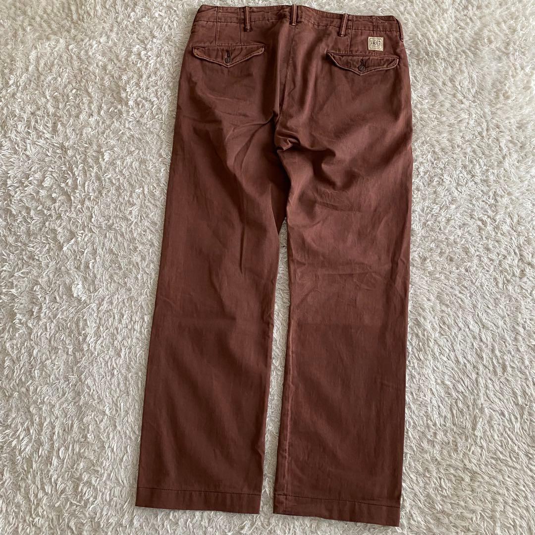 大戦モデル/W32 RRL M-41 ミリタリーパンツ ユニオンチケット 赤茶