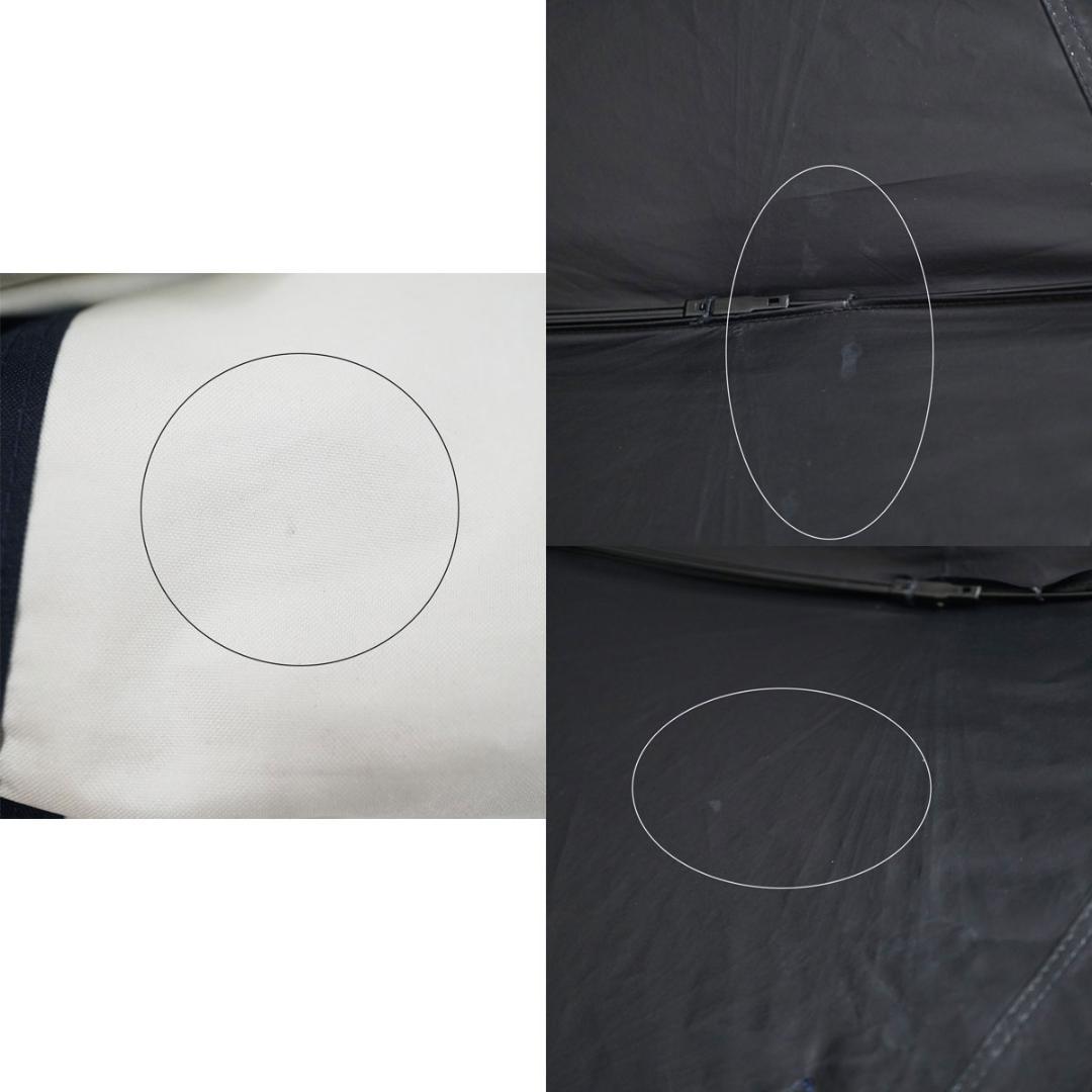 芦屋ロサブラン 完全遮光 USED品 3段 ネイビー×アイボリー 折りたたみ