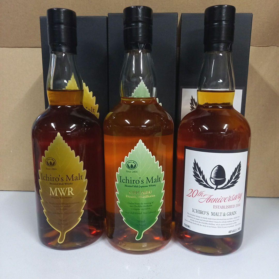イチローズモルト◼️新DD▲20周年●ミズナラ★各1本ずつ⭐3本セット
