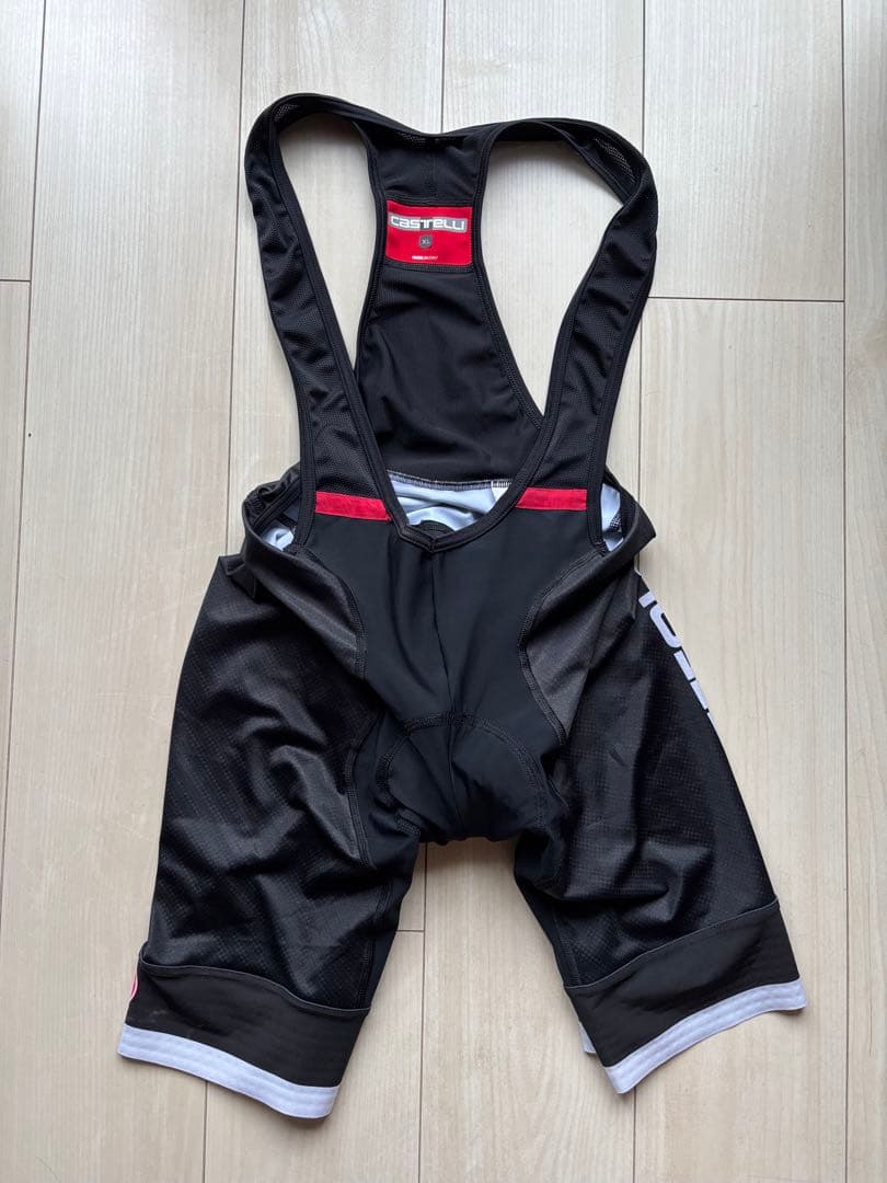 Castelli XLビブ試着のみ新品COMPETIZIONE BIBSHORT