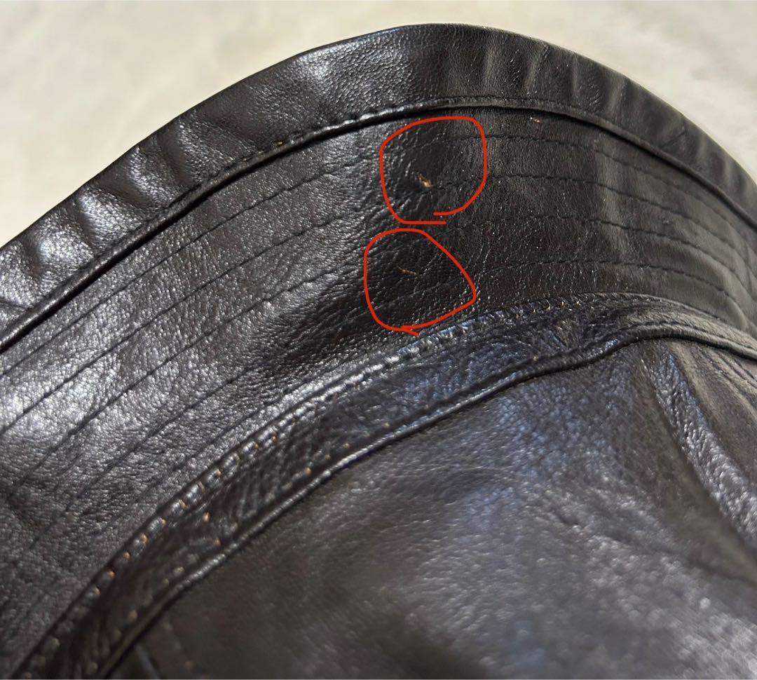 THE REAL McCOY'S/リアルマッコイズ/レザーハット/黒