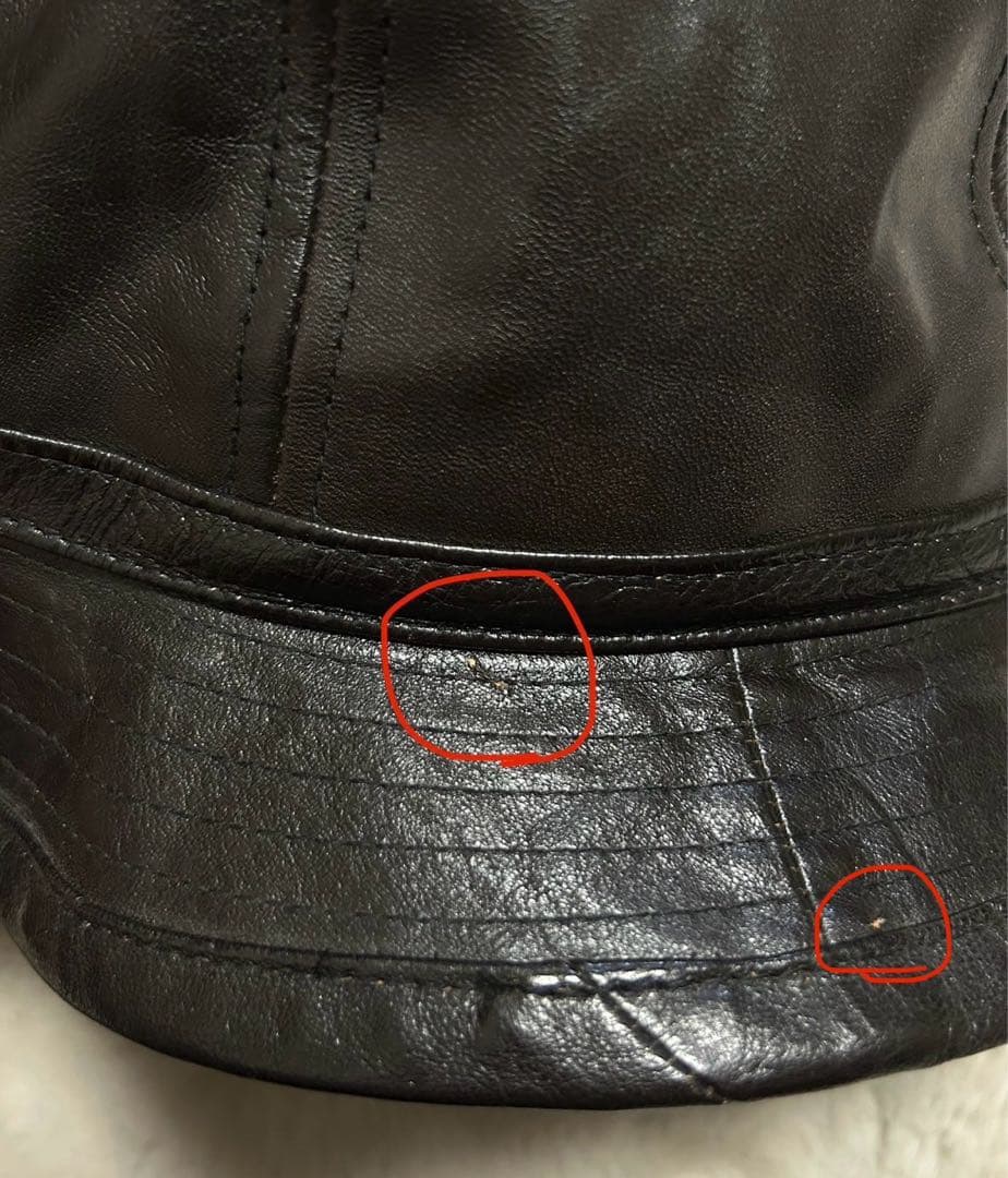 THE REAL McCOY'S/リアルマッコイズ/レザーハット/黒