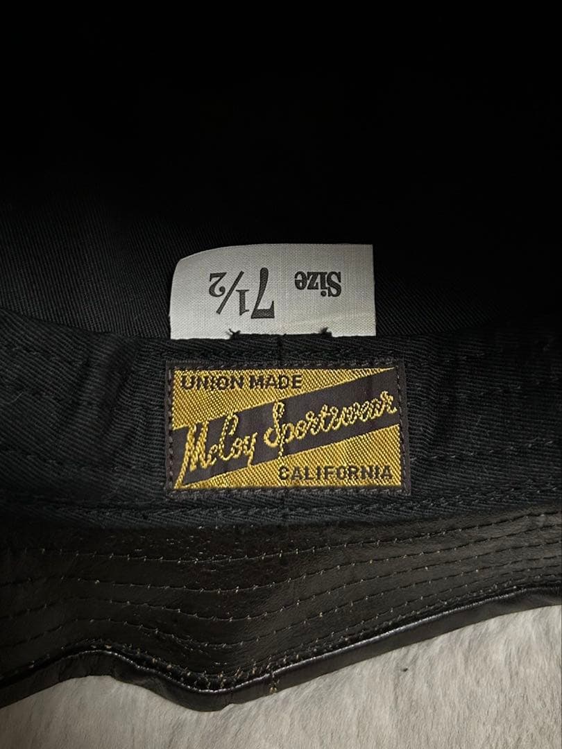 THE REAL McCOY'S/リアルマッコイズ/レザーハット/黒