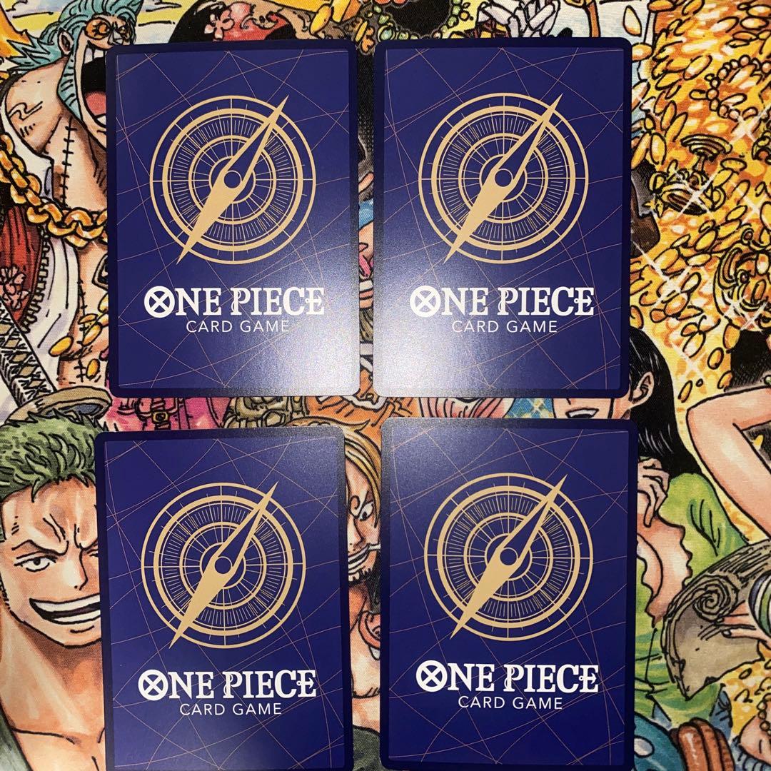 ワンピースカード　ルフィ　プロモ　4枚　バンダイフェス　肉ルフィ