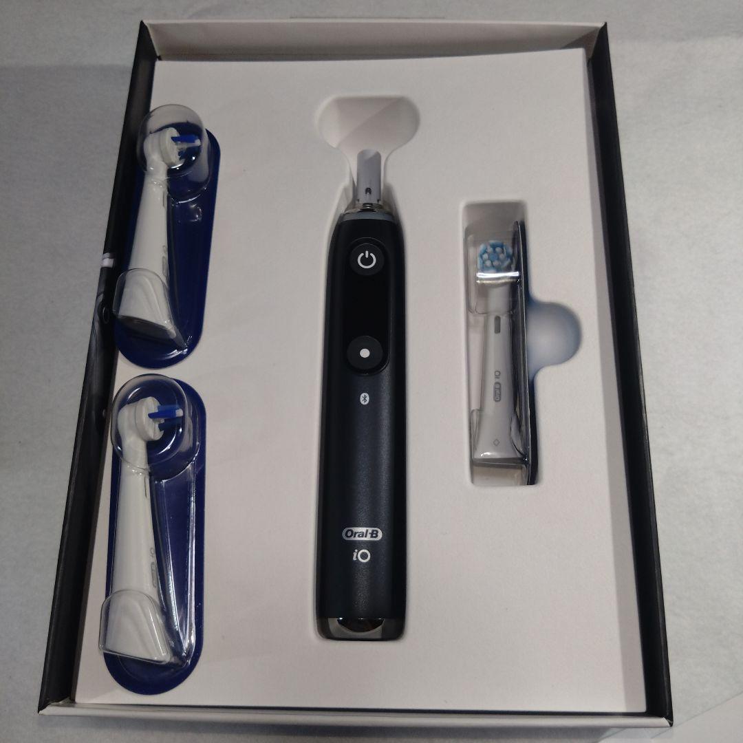 【7カ月使用】オーラルB iO9 Black Onyx 電動歯ブラシ 替ブラシ付