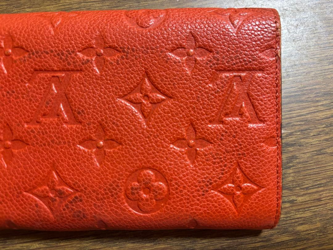 Louis Vuitton オレンジ　ルイヴィトン モノグラム 長財布