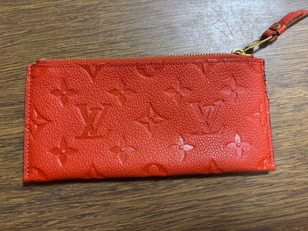 Louis Vuitton オレンジ　ルイヴィトン モノグラム 長財布