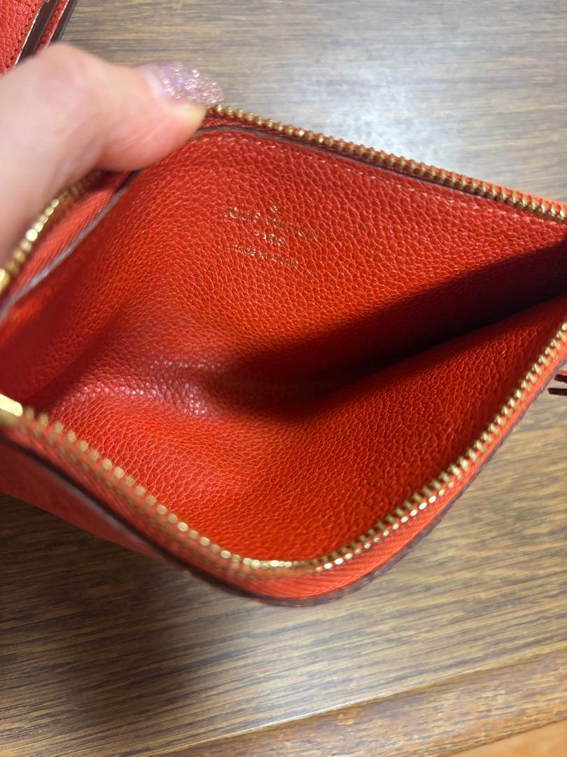 Louis Vuitton オレンジ　ルイヴィトン モノグラム 長財布