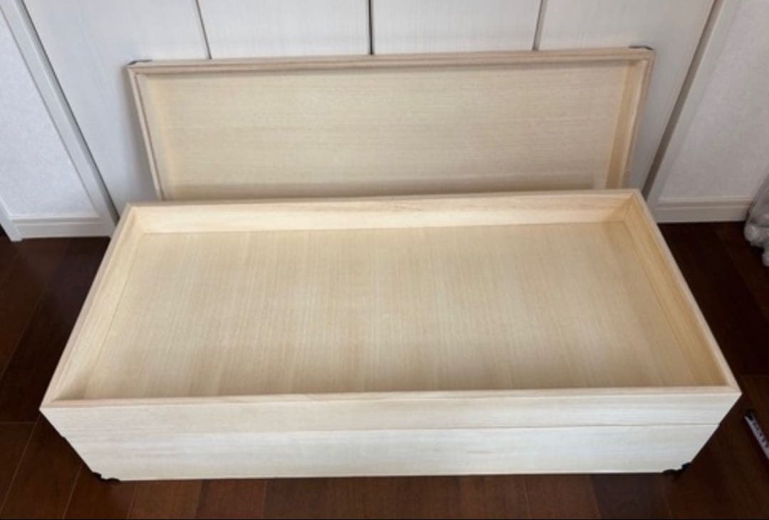 美品★桐の衣装箱　着物・和服・衣装　桐ダンス2段　昭和レトロ