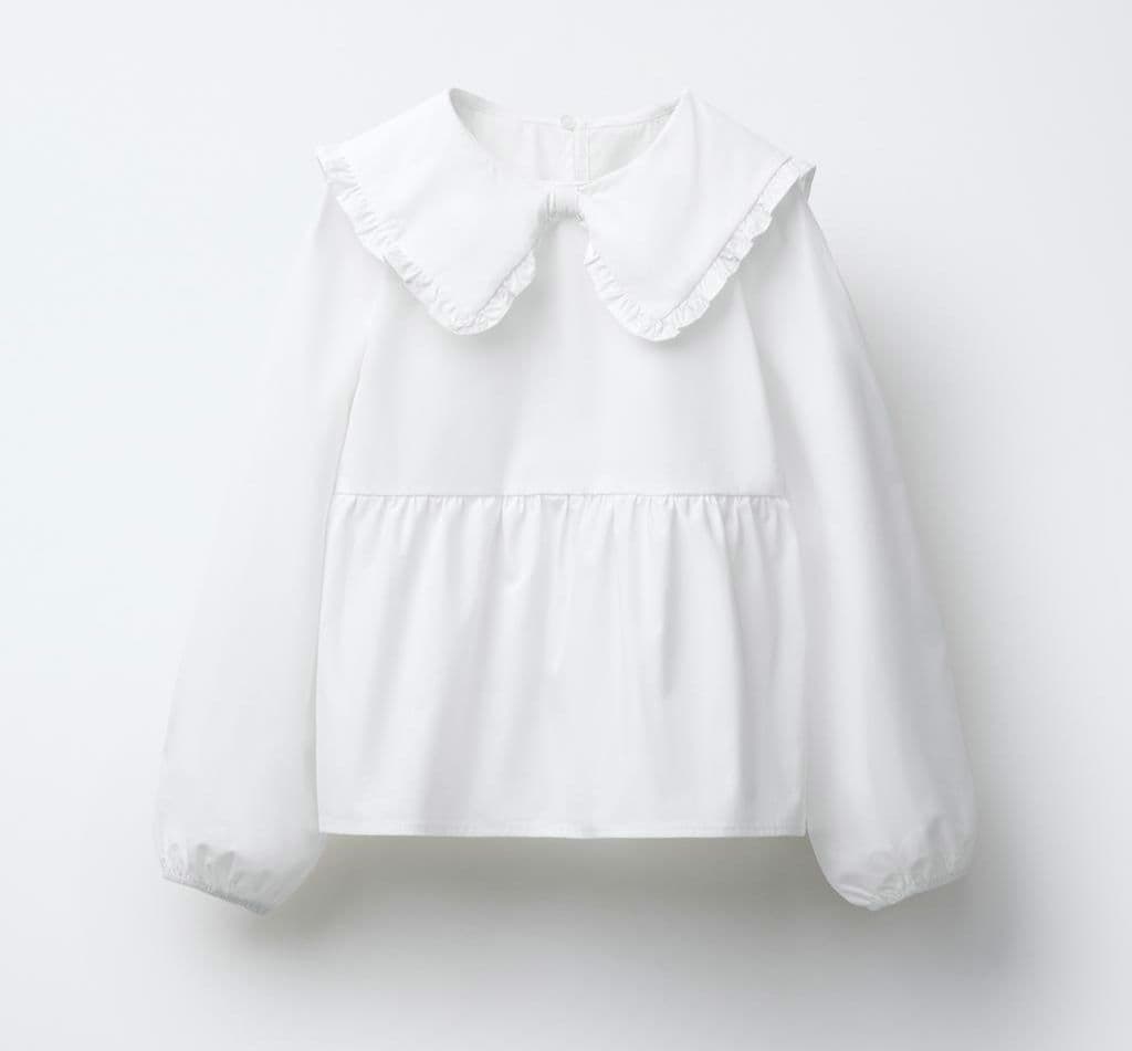 【新品未使用】ZARAキッズ ハートジャケット、スコート&ボウタイシャツ 164