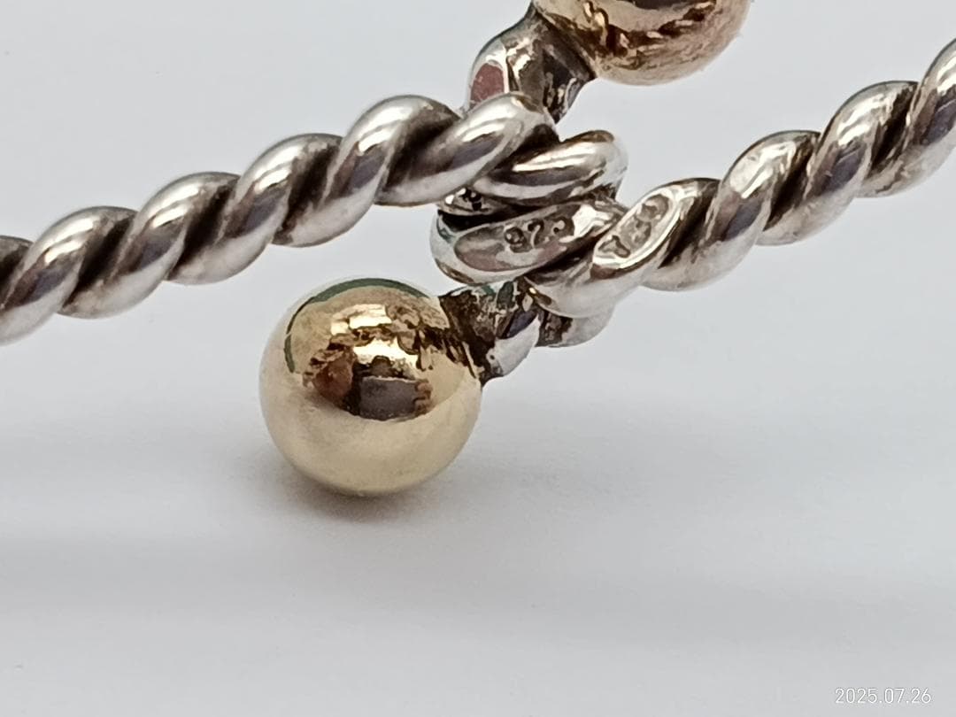 ティファニー ブレスレット バングル フック＆アイ ツイスト sv925　750