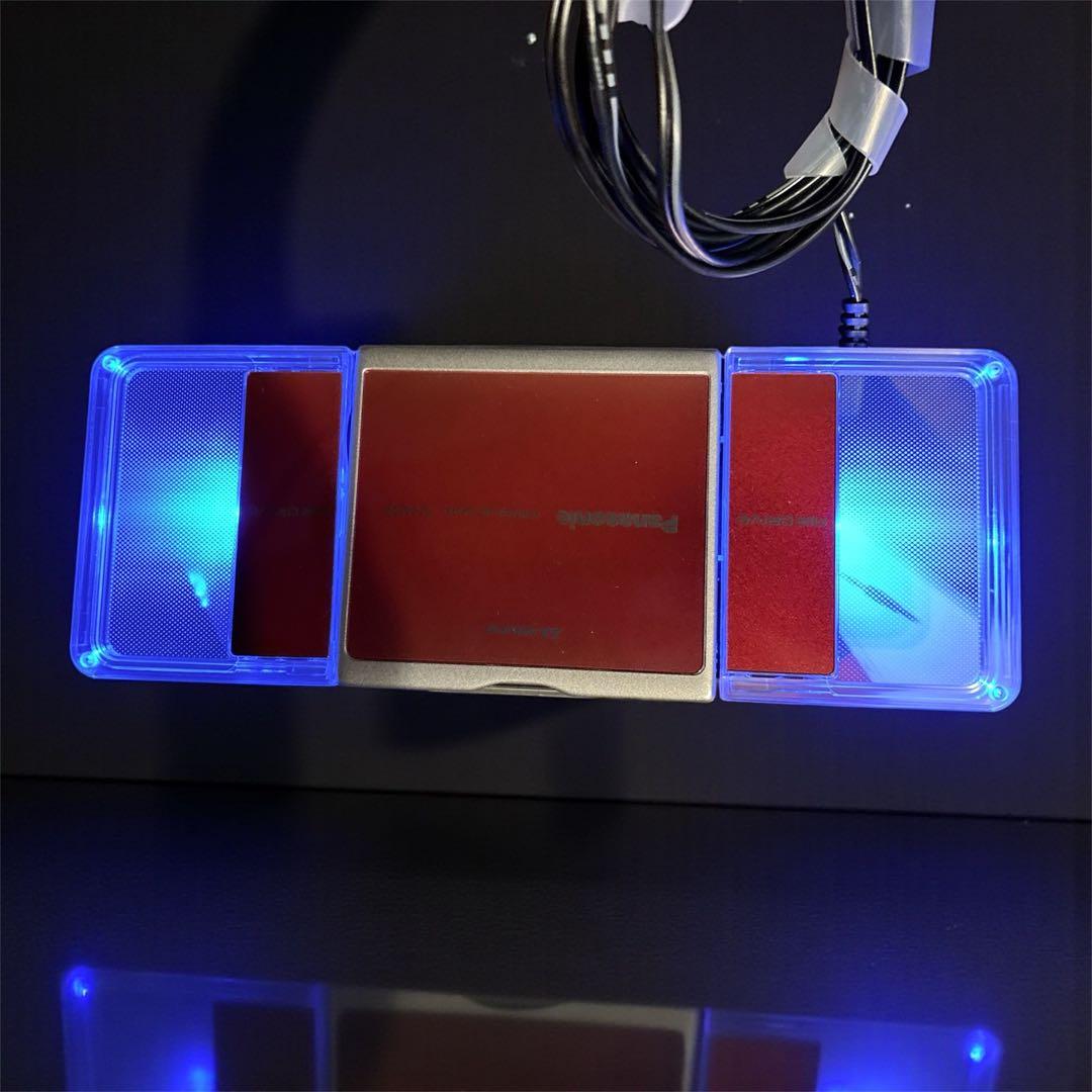 Panasonic ポータブルMDプレーヤー SJ-MJ59 パナソニック　赤