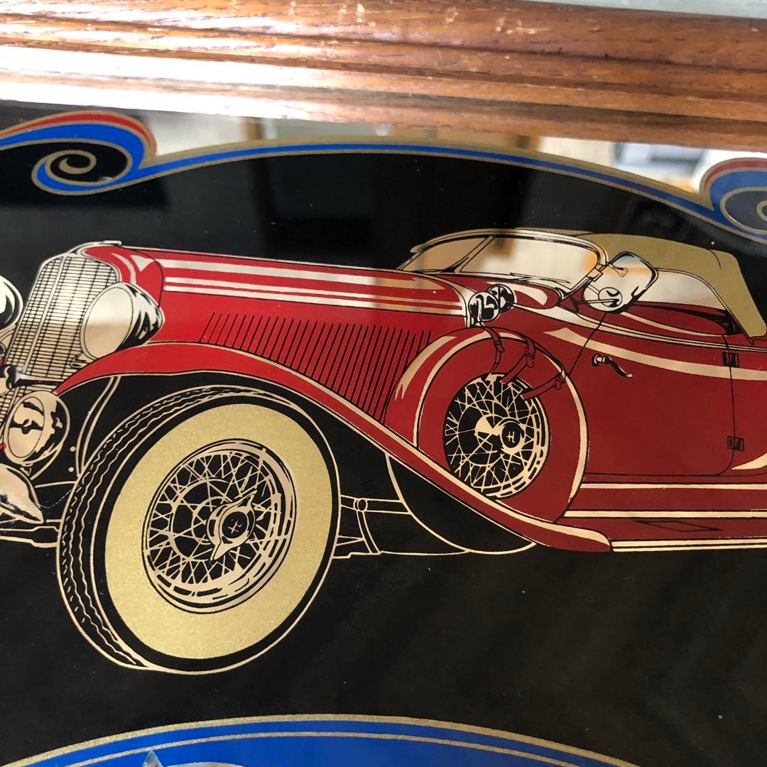 アメリカUSAビンテージペプシコーラ木枠フレームパブミラーバーサイン鏡40cm